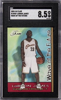 2003 Fleer Skybox "Wave To The Future" #1 LeBron James Rookie Card - SGC NM-MT 8.5